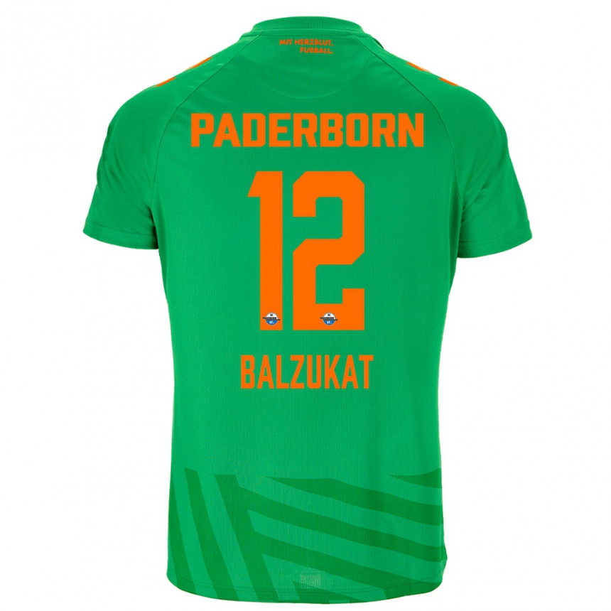 גברים כדורגל Jens Balzukat #12 ירוק כתום חולצת שוער 2025/26