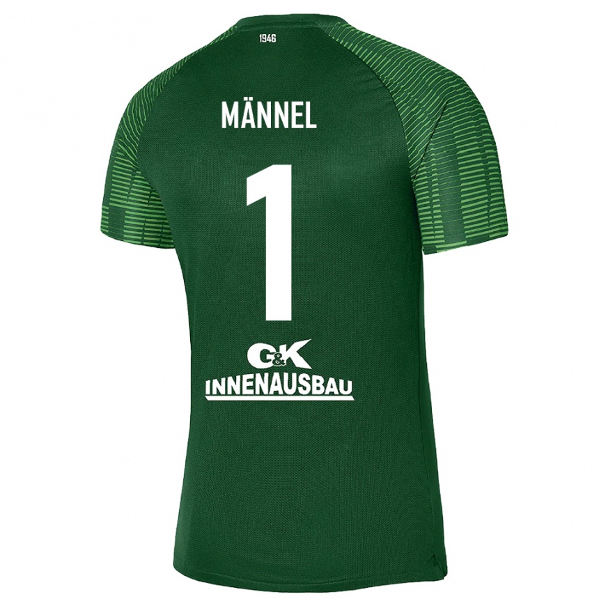 גברים כדורגל מרטין מנל #1 ירוק כהה שחור חולצת שוער 2025/26
