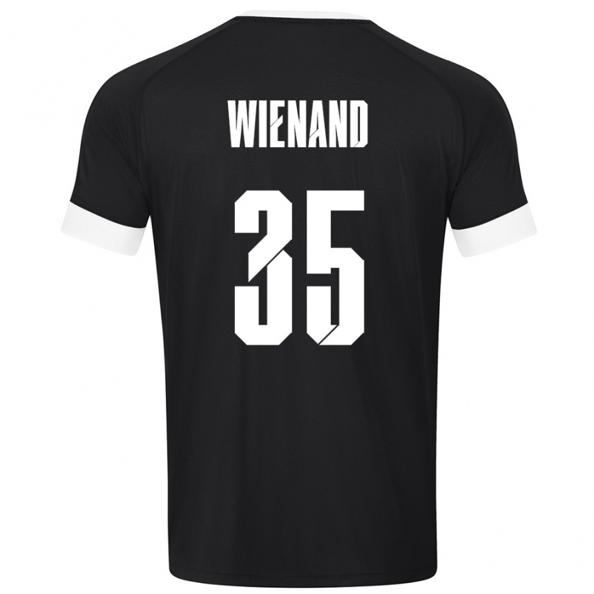 גברים כדורגל פליקס ברנד ויננד #35 שחור לבן חולצת שוער 2025/26