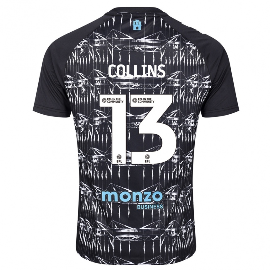 גברים כדורגל בן ווילסון #13 כחול שחור חולצת שוער 2025/26