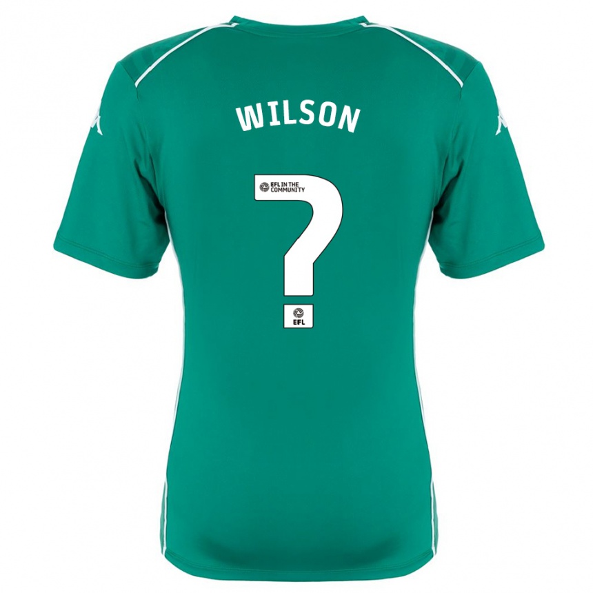 גברים כדורגל George Wilson #0 ירוק לבן חולצת שוער 2025/26