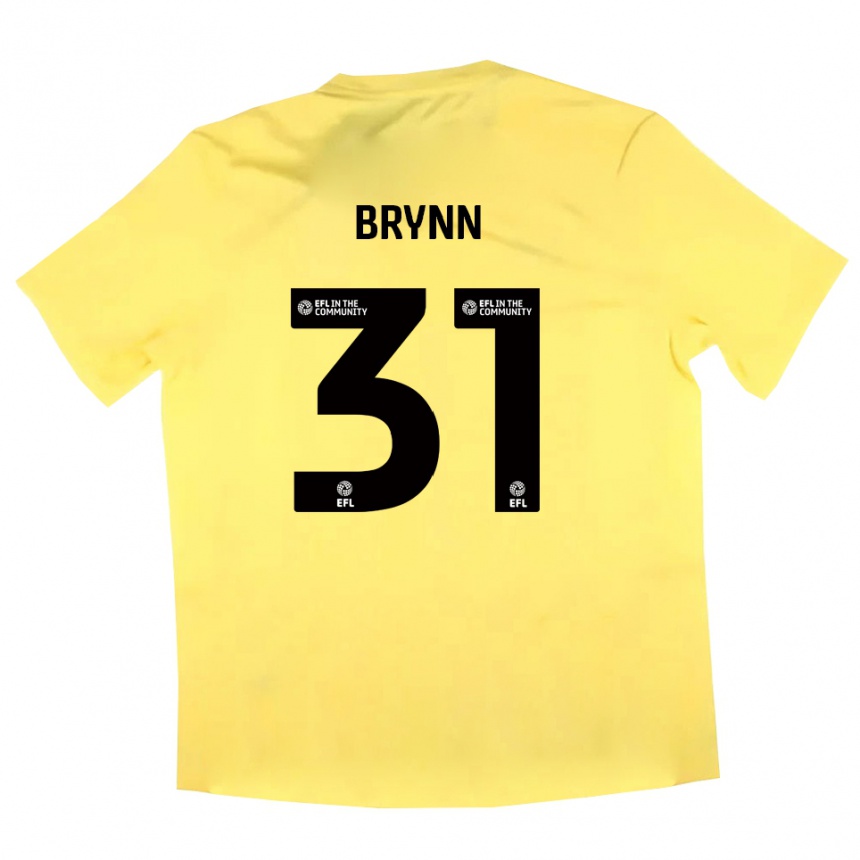 גברים כדורגל סול ברין #31 שחור צהוב חולצת שוער 2025/26