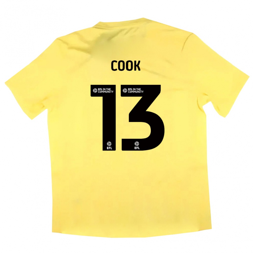 גברים כדורגל רובי קוק #13 שחור צהוב חולצת שוער 2025/26