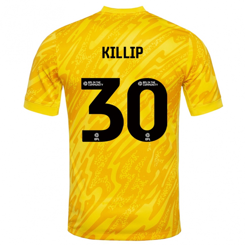 גברים כדורגל בן קיליפ #30 שחור צהוב חולצת שוער 2025/26