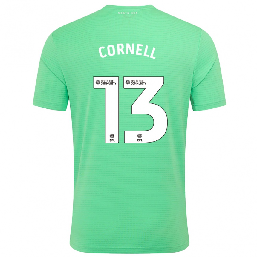 גברים כדורגל דייוויד קורנל #13 טורקיז פסטל חולצת שוער 2025/26