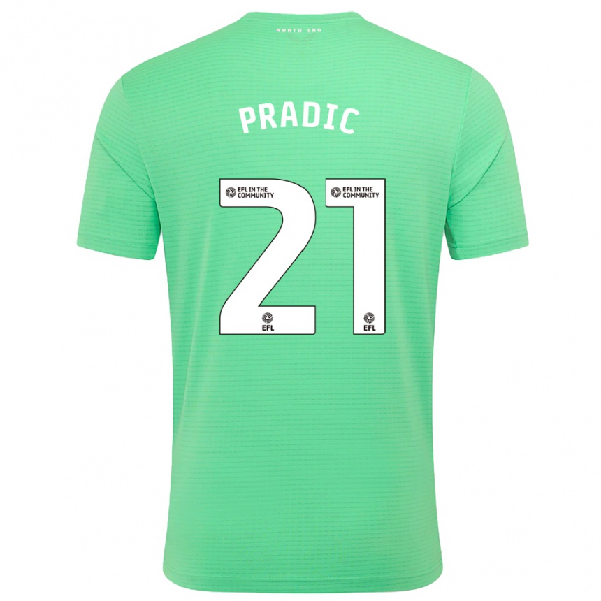גברים כדורגל ג'יימס פראדיץ' #21 טורקיז פסטל חולצת שוער 2025/26