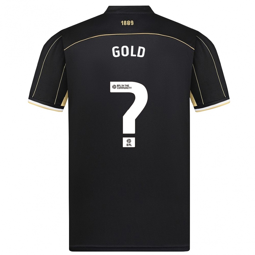 גברים כדורגל Ethan Gold #0 חום שחור חולצת שוער 2025/26