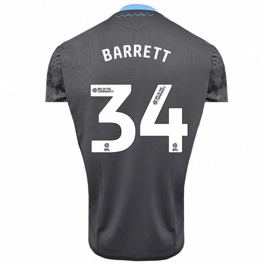 גברים כדורגל קיליאן בארט #34 אפור לבן חולצת שוער 2025/26