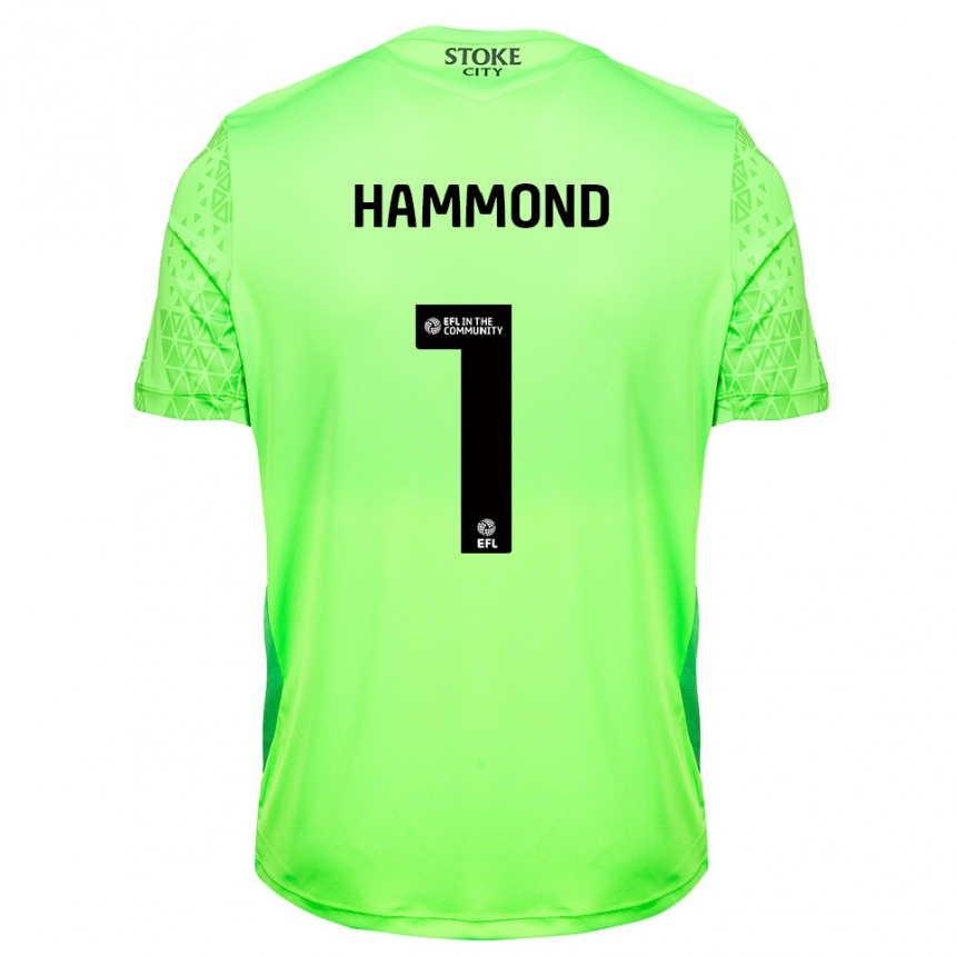 גברים כדורגל Alek Hammond #1 ירוק שחור חולצת שוער 2025/26