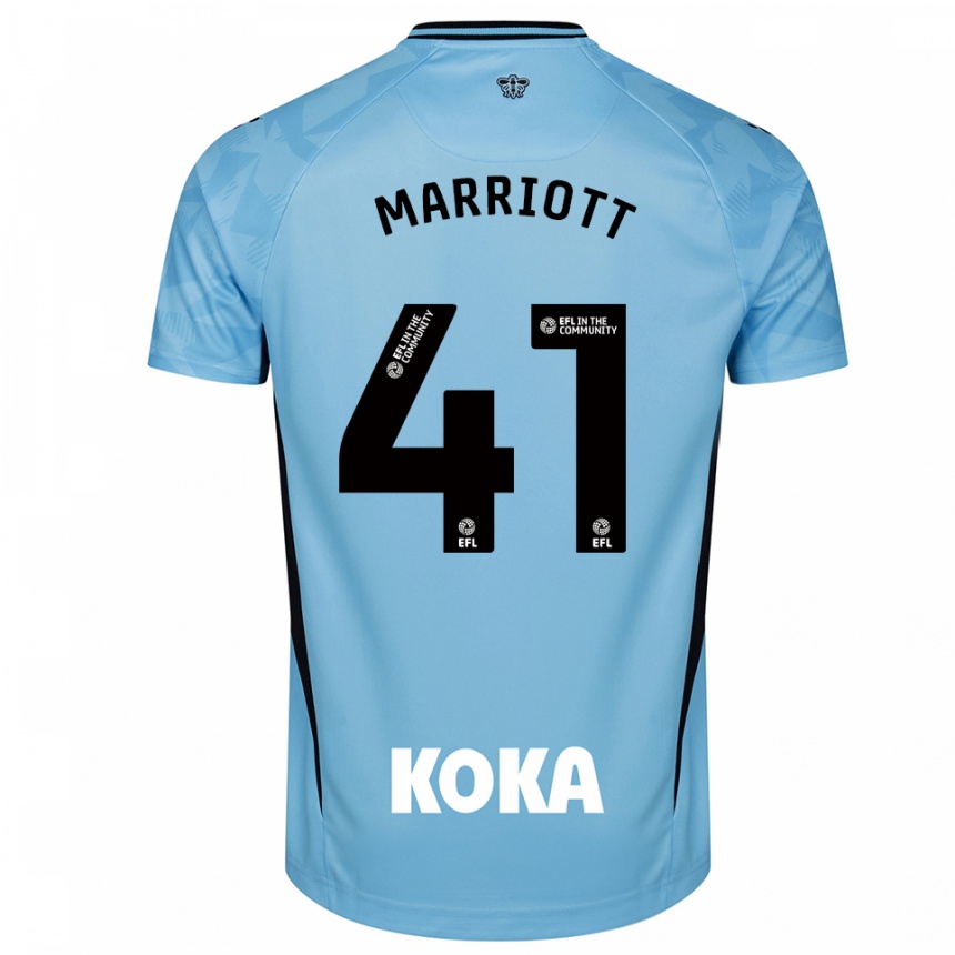 גברים כדורגל אלפי סימון רודני מריוט #41 כחול שמיים בהיר חולצת שוער 2025/26