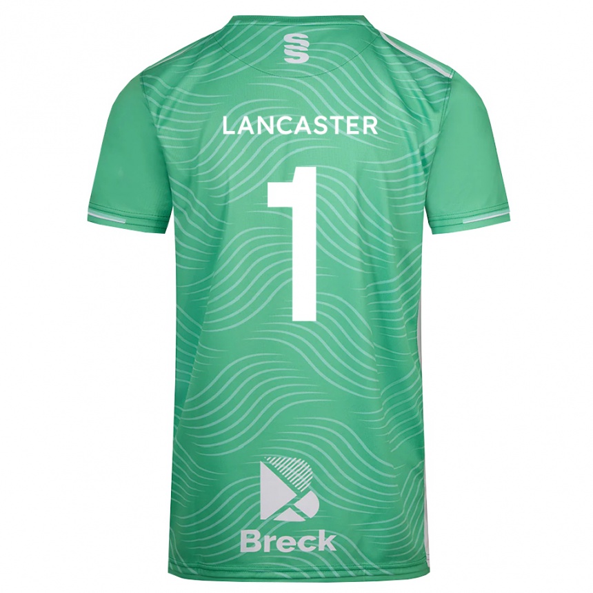 גברים כדורגל Aaron Lancaster #1 טורקיז בינוני חולצת שוער 2025/26