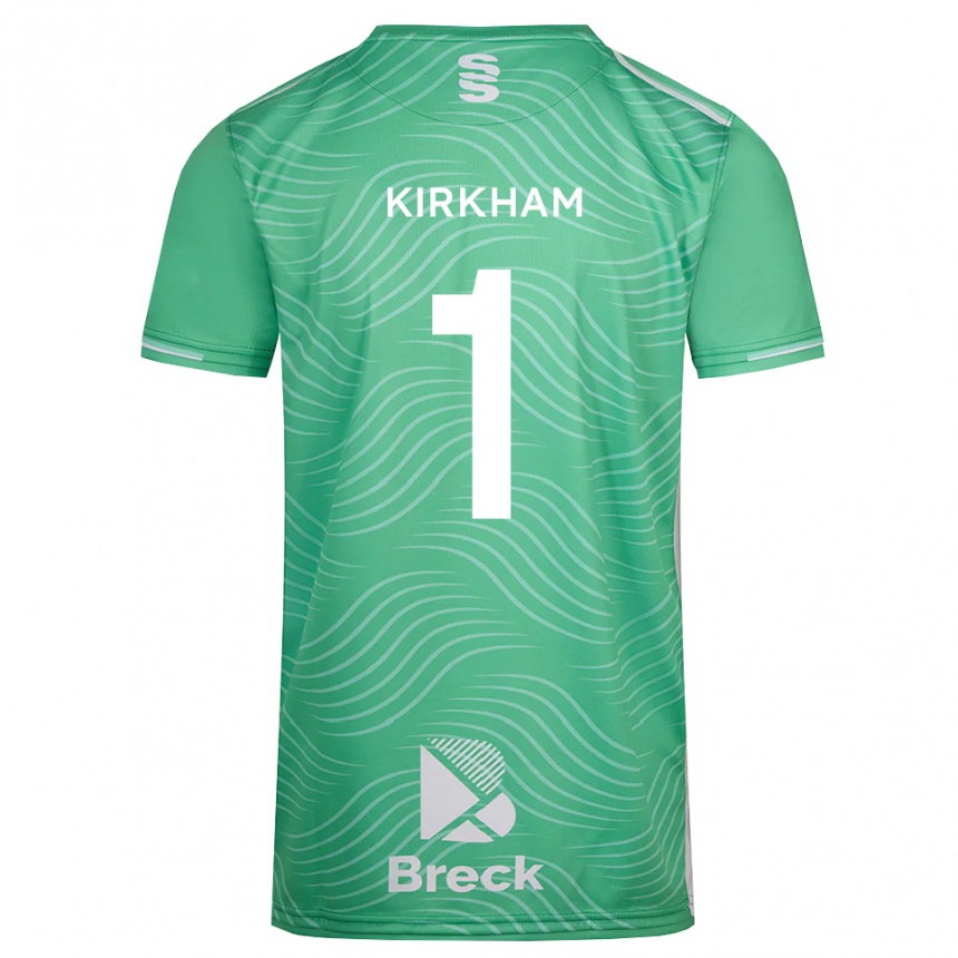 גברים כדורגל Skye Kirkham #1 טורקיז בינוני חולצת שוער 2025/26