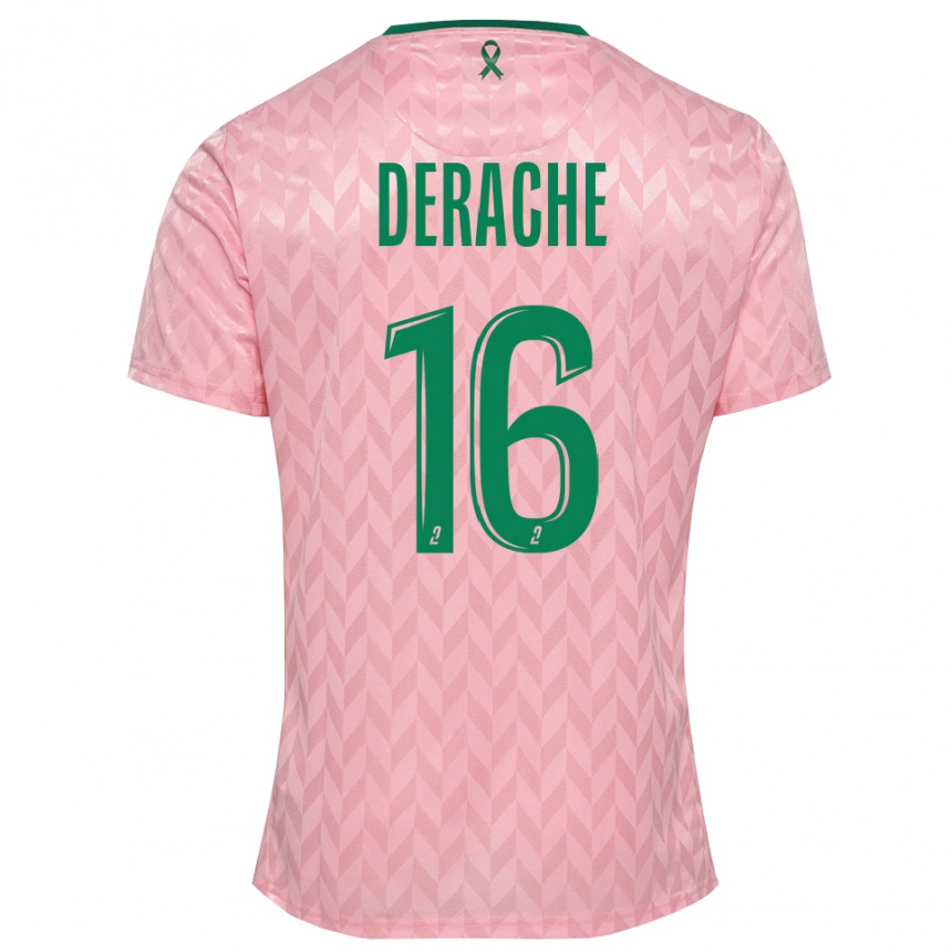 גברים כדורגל ג׳וסף דראש #16 ירוק ורוד חולצת שוער 2025/26