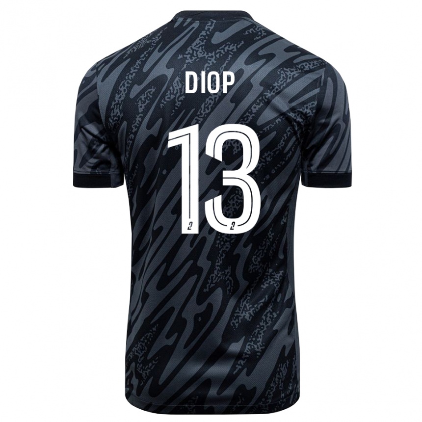 גברים כדורגל Mamadou Diop #13 שחור אפור חולצת שוער 2025/26