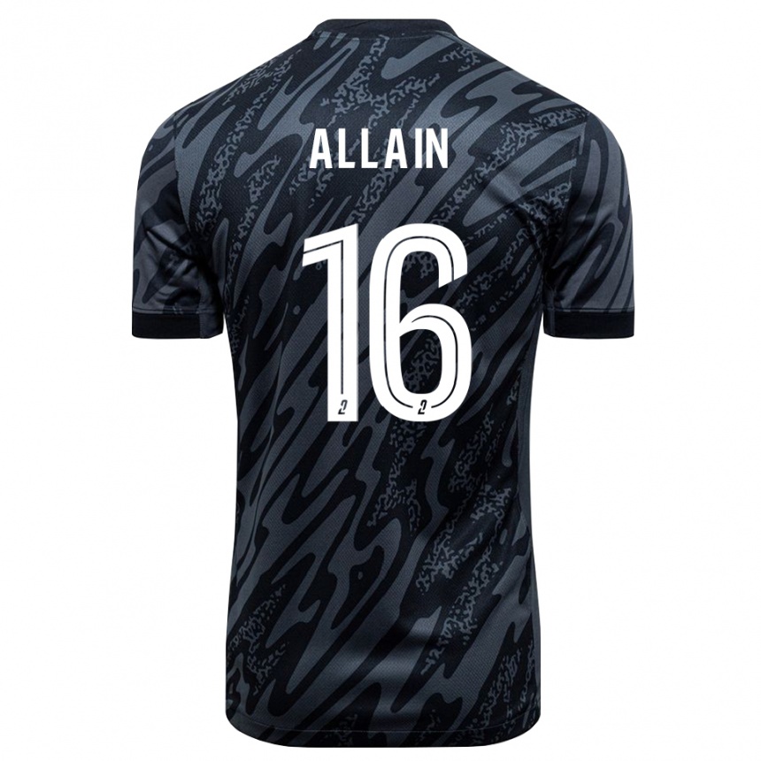 גברים כדורגל בובי אליין #16 שחור אפור חולצת שוער 2025/26