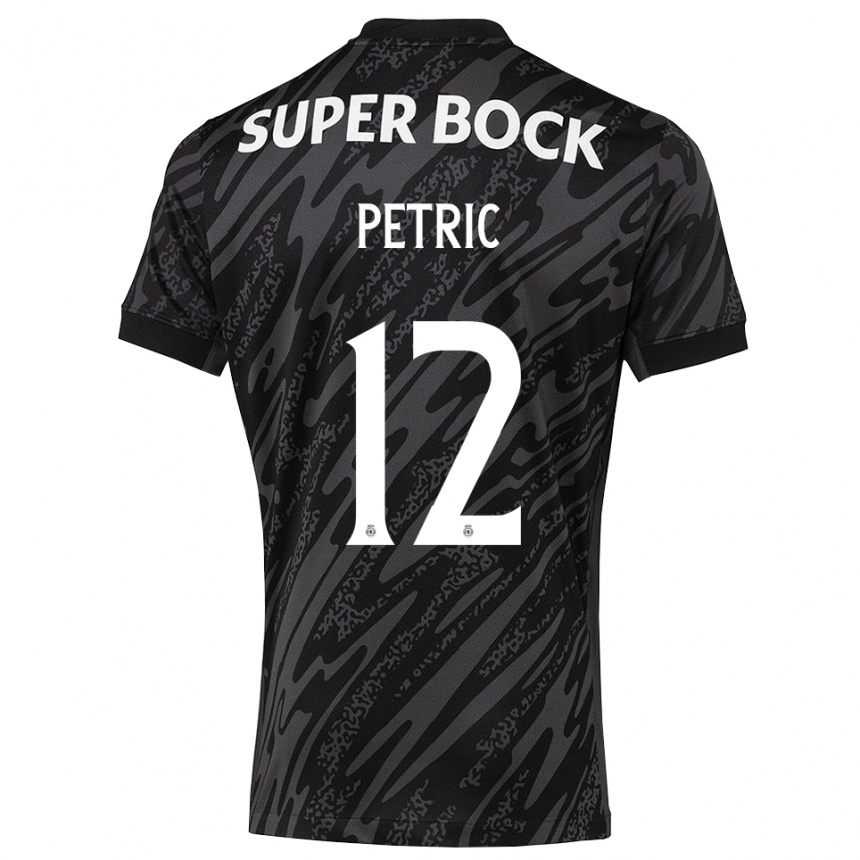 גברים כדורגל לוקה פטריץ׳ #12 אפור שחור לבן חולצת שוער 2025/26