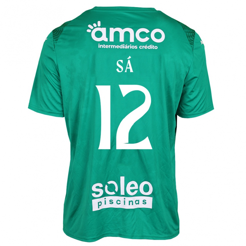 גברים כדורגל טיאגו סה #12 ירוק לבן חולצת שוער 2025/26