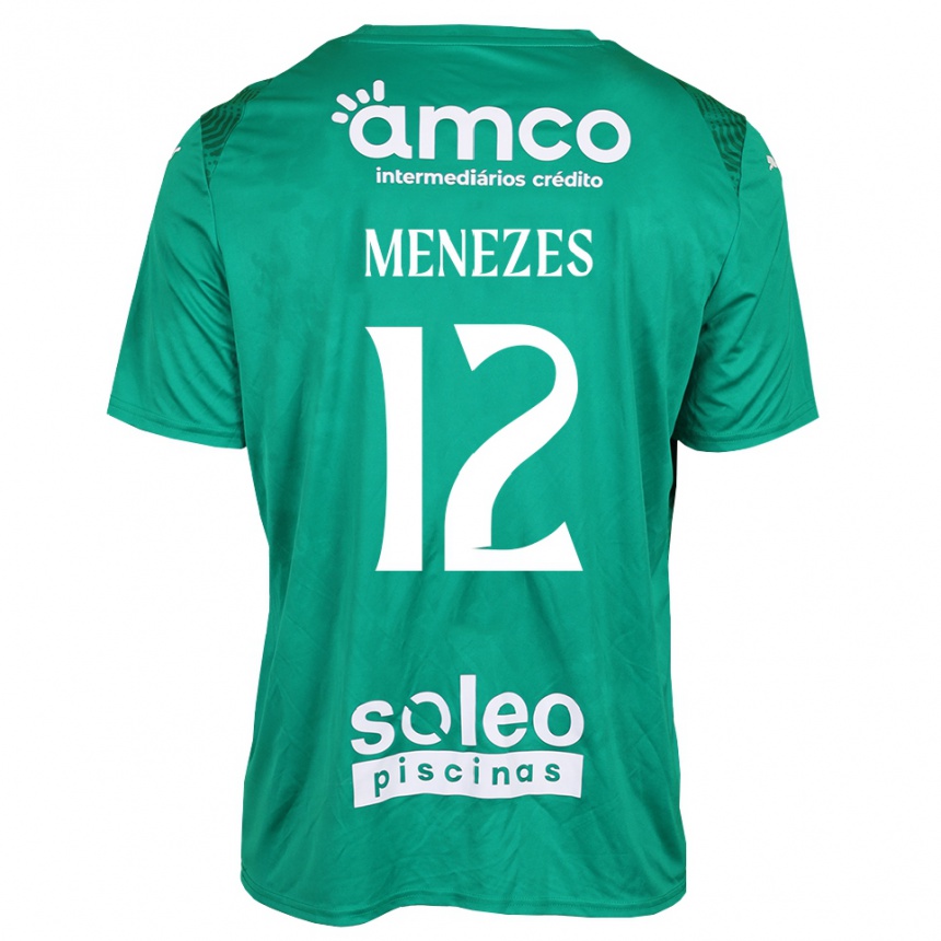 גברים כדורגל Gabriel Menezes #12 ירוק לבן חולצת שוער 2025/26