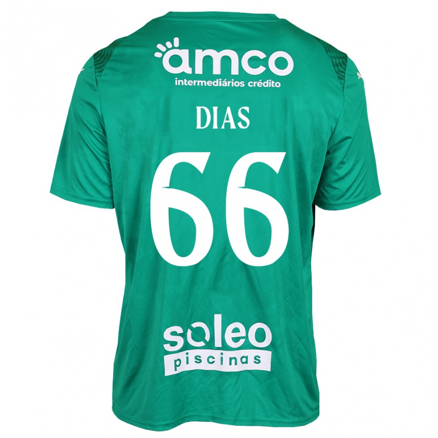 גברים כדורגל Gonçalo Dias #66 ירוק לבן חולצת שוער 2025/26
