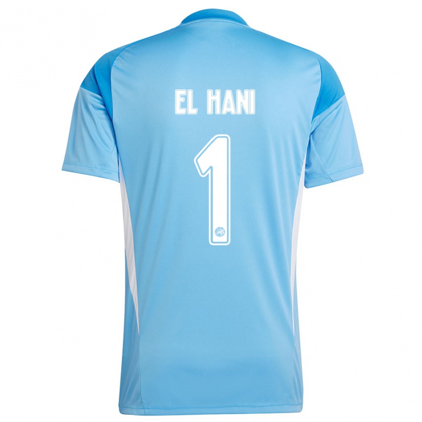 גברים כדורגל Aymean el Hani #1 כחול בהיר לבן חולצת שוער 2025/26