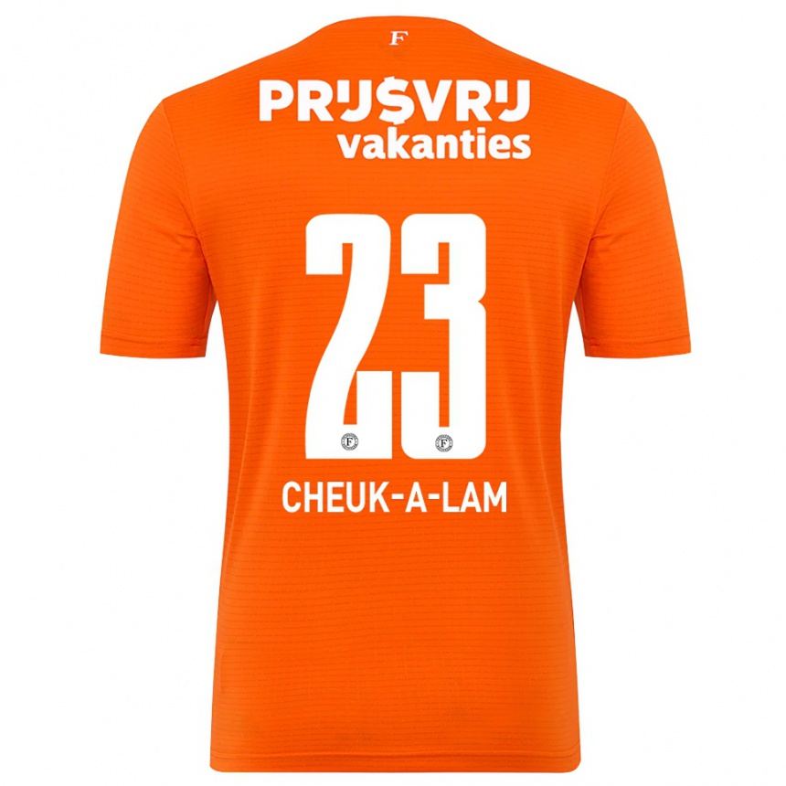 גברים כדורגל Lee-Quincy Cheuk-A-Lam #23 כתום שחור חולצת שוער 2025/26