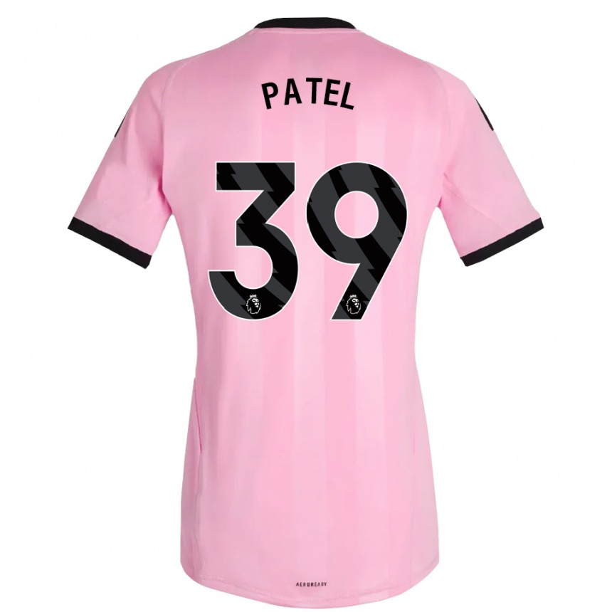 גברים כדורגל סאפיה מידלטון-פאטל #39 ורוד שחור חולצת שוער 2025/26