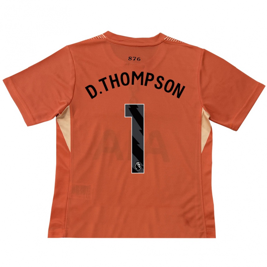 גברים כדורגל דילן תומפסון #1 כתום שחור חולצת שוער 2025/26