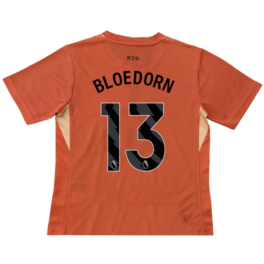 גברים כדורגל קארי בלדורן #13 כתום שחור חולצת שוער 2025/26