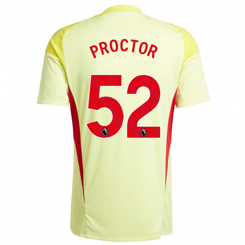 גברים כדורגל סאם פרוקטור #52 צהוב בהיר חולצת שוער 2025/26