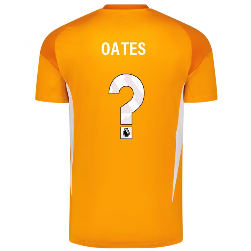 גברים כדורגל Charlotte Oates #0 כתום לבן חולצת שוער 2025/26