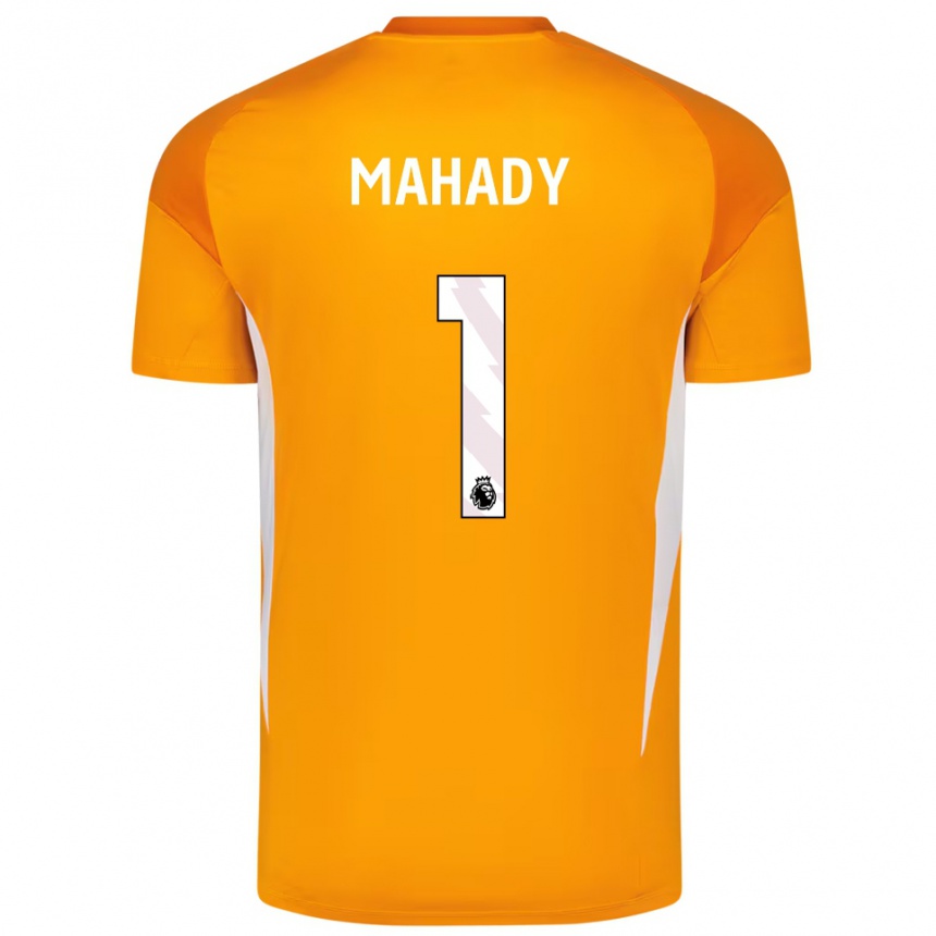 גברים כדורגל רורי מהדי #1 כתום לבן חולצת שוער 2025/26