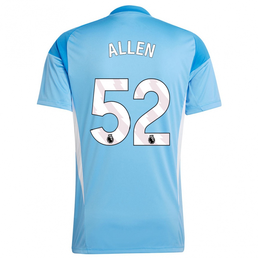 גברים כדורגל Michael Allen #52 כחול לבן חולצת שוער 2025/26