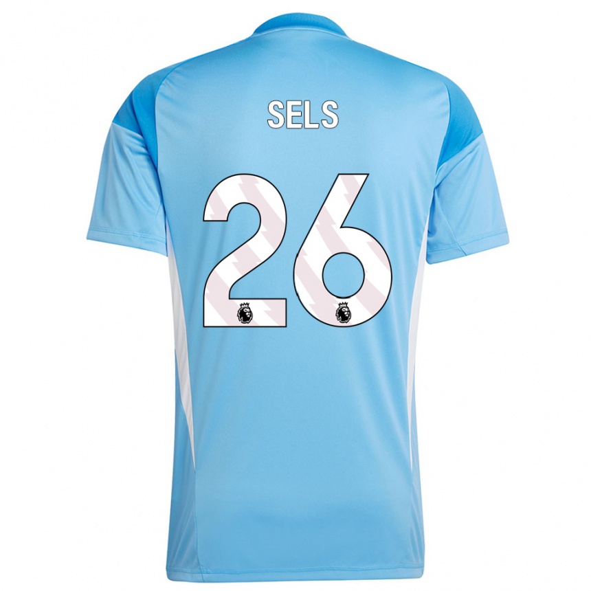 גברים כדורגל מאטס סלס #26 כחול לבן חולצת שוער 2025/26