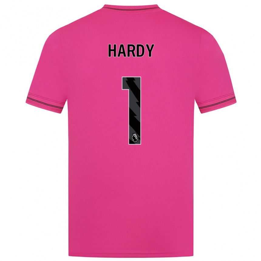 גברים כדורגל George Hardy #1 מג'נטה שחור חולצת שוער 2025/26