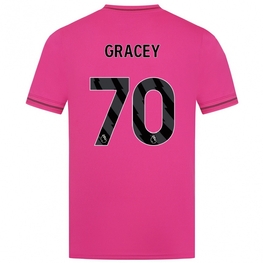 גברים כדורגל ג׳וש גרייסי #70 מג'נטה שחור חולצת שוער 2025/26