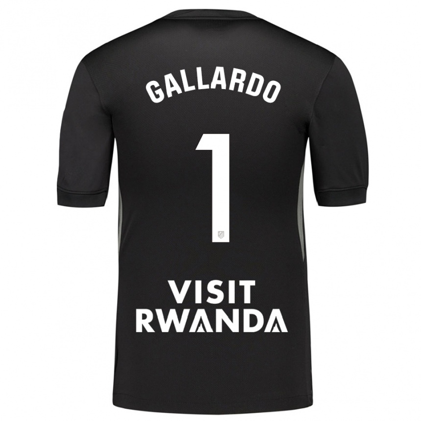 גברים כדורגל לולה גאיארדו #1 שחור לבן חולצת שוער 2025/26