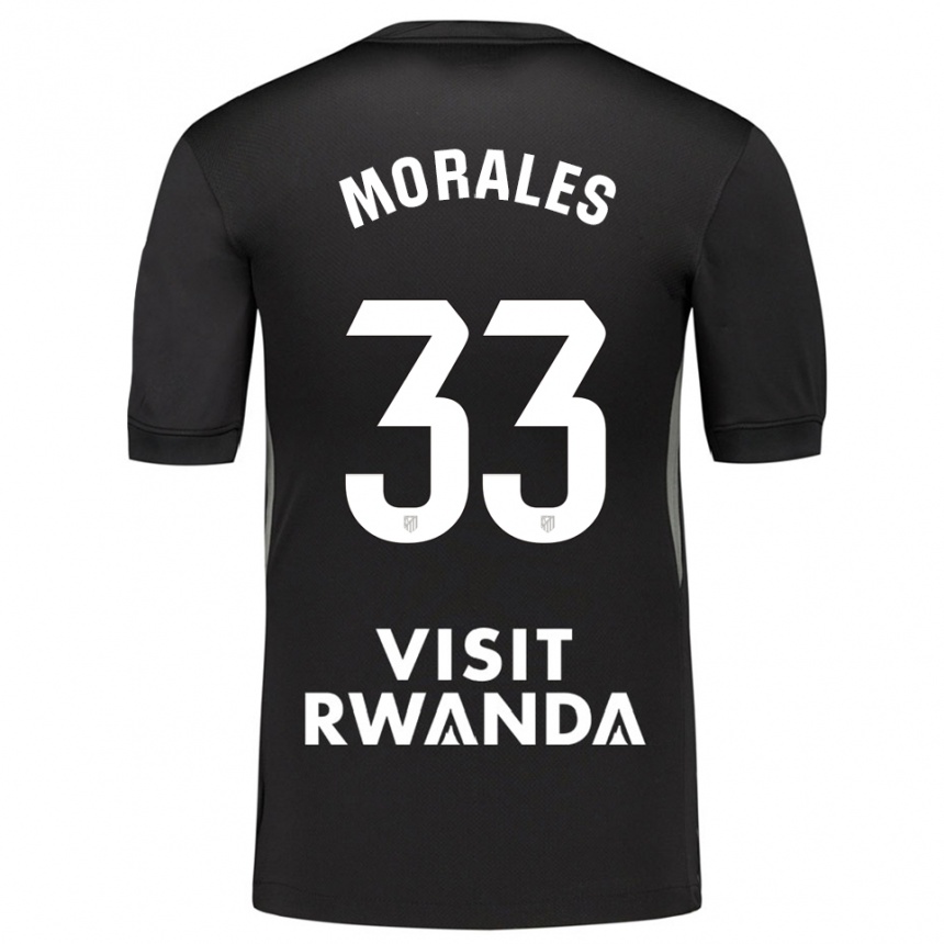 גברים כדורגל לואיסמי מוראלס #33 שחור לבן חולצת שוער 2025/26