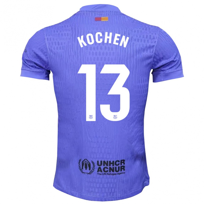 גברים כדורגל דייגו קוכן #13 כחול שחור חולצת שוער 2025/26