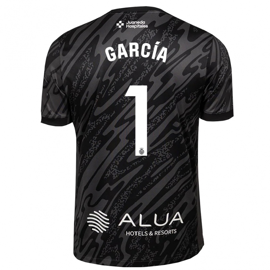 גברים כדורגל פרה חואן גרסיה באוסה #1 אפור כהה שחור חולצת שוער 2025/26