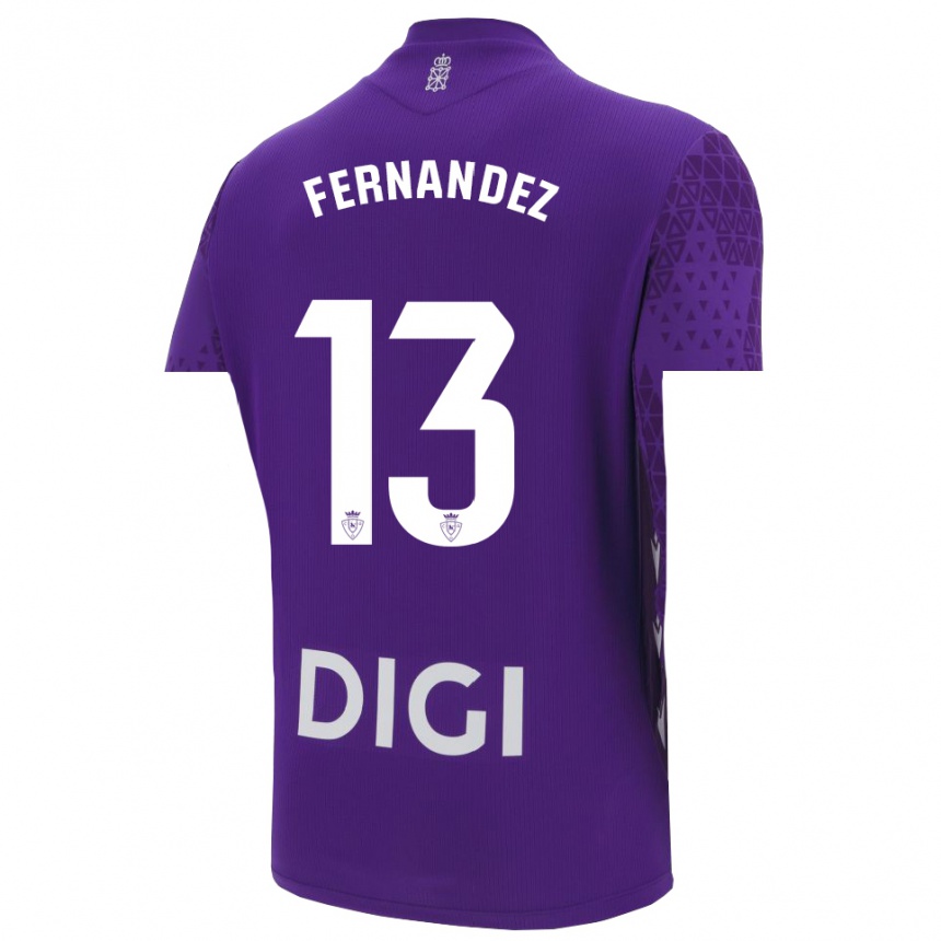 גברים כדורגל אייטור פרננדס #13 סגול לבן חולצת שוער 2025/26