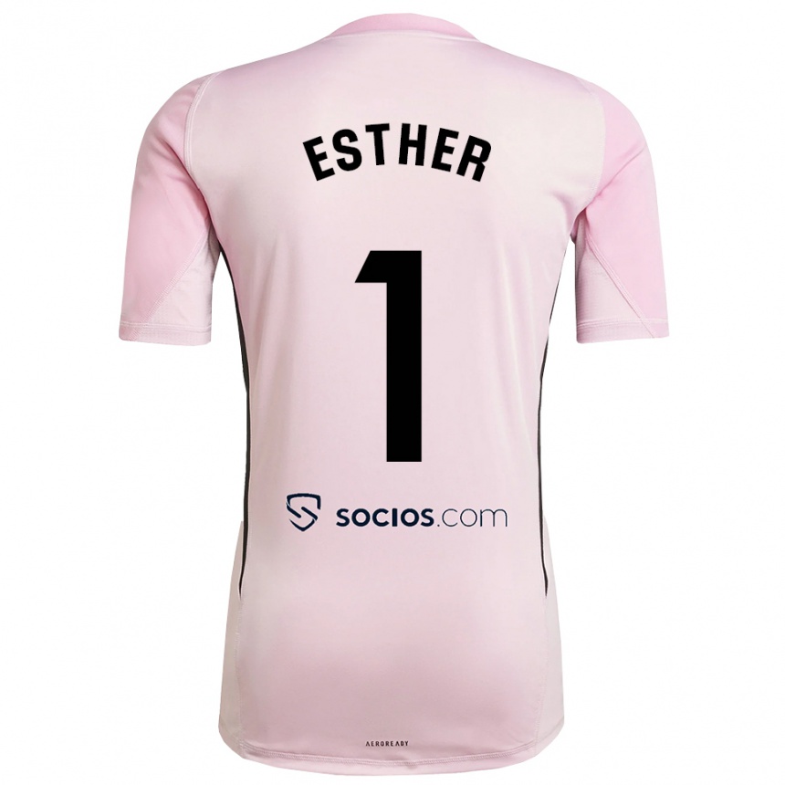 גברים כדורגל אסתר סולסטרס איוסו #1 ורוד שחור חולצת שוער 2025/26