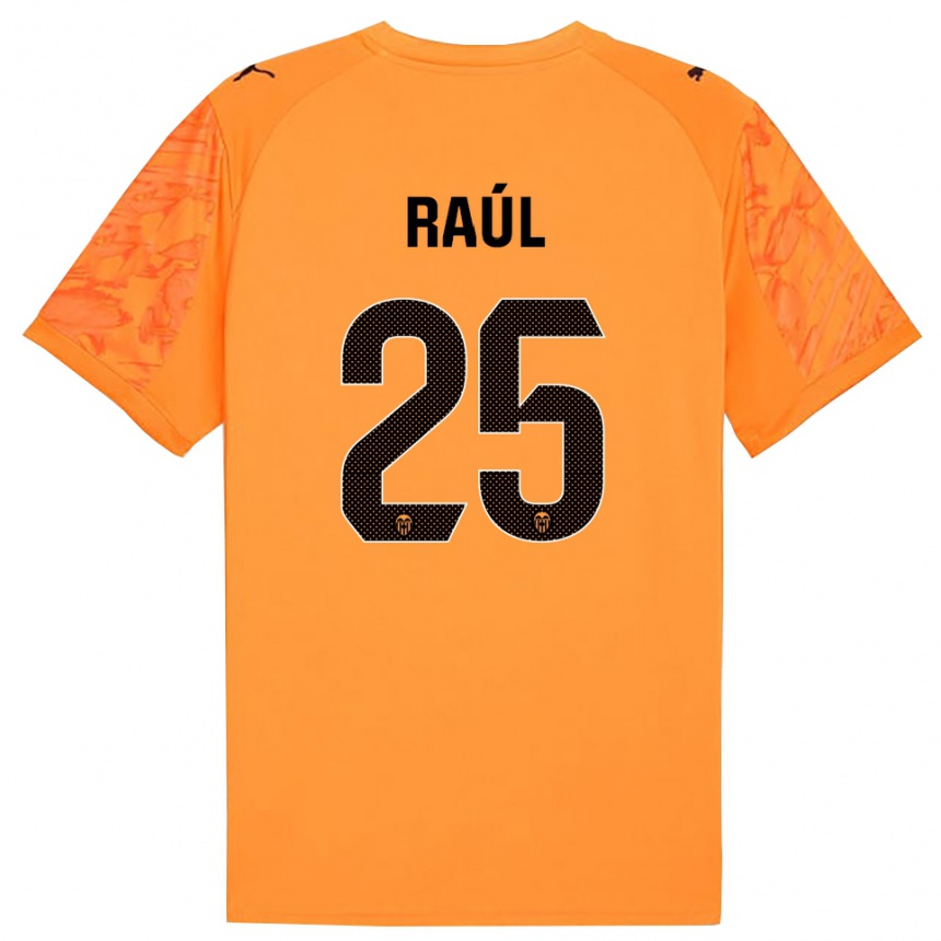 גברים כדורגל ראול חימנס #25 כתום שחור חולצת שוער 2025/26