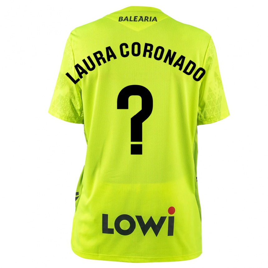 גברים כדורגל לאורה קורונדו וילצ׳ס #0 ירוק פלורסנט שחור חולצת שוער 2025/26