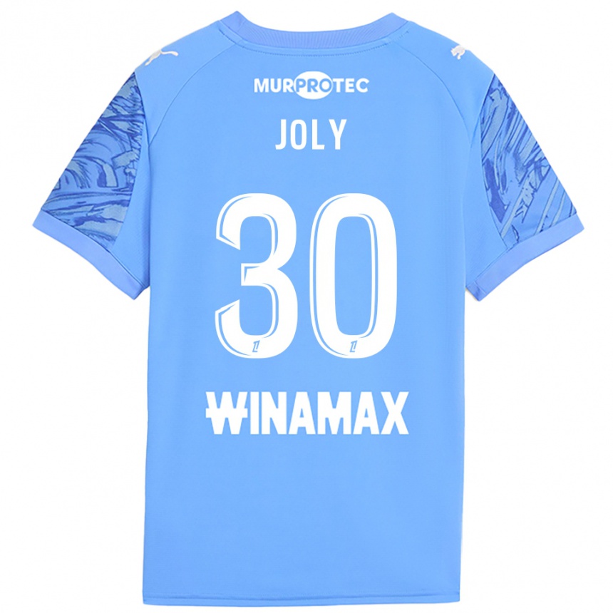 גברים כדורגל בלאדין ז׳ולי #30 כחול בהיר לבן חולצת שוער 2025/26