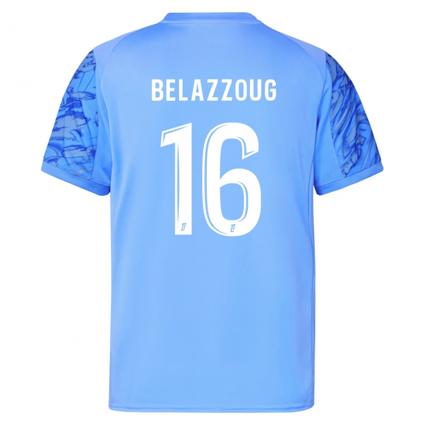 גברים כדורגל קיליאן בלצוג #16 כחול לבן חולצת שוער 2025/26