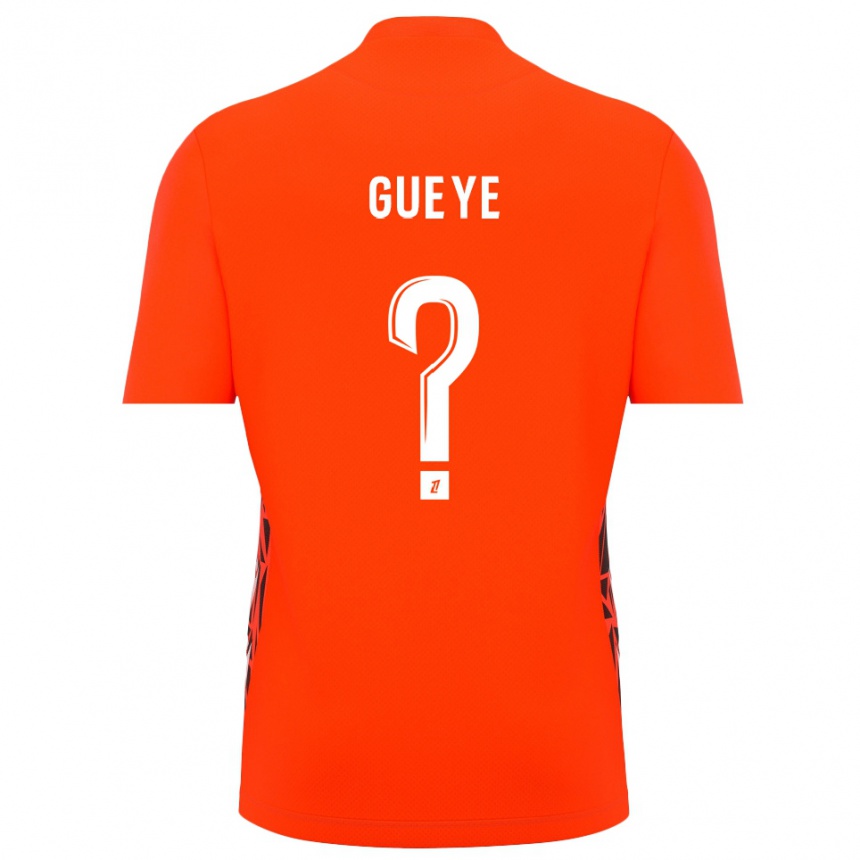 גברים כדורגל Khady Gueye #0 לבן כתום חולצת שוער 2025/26