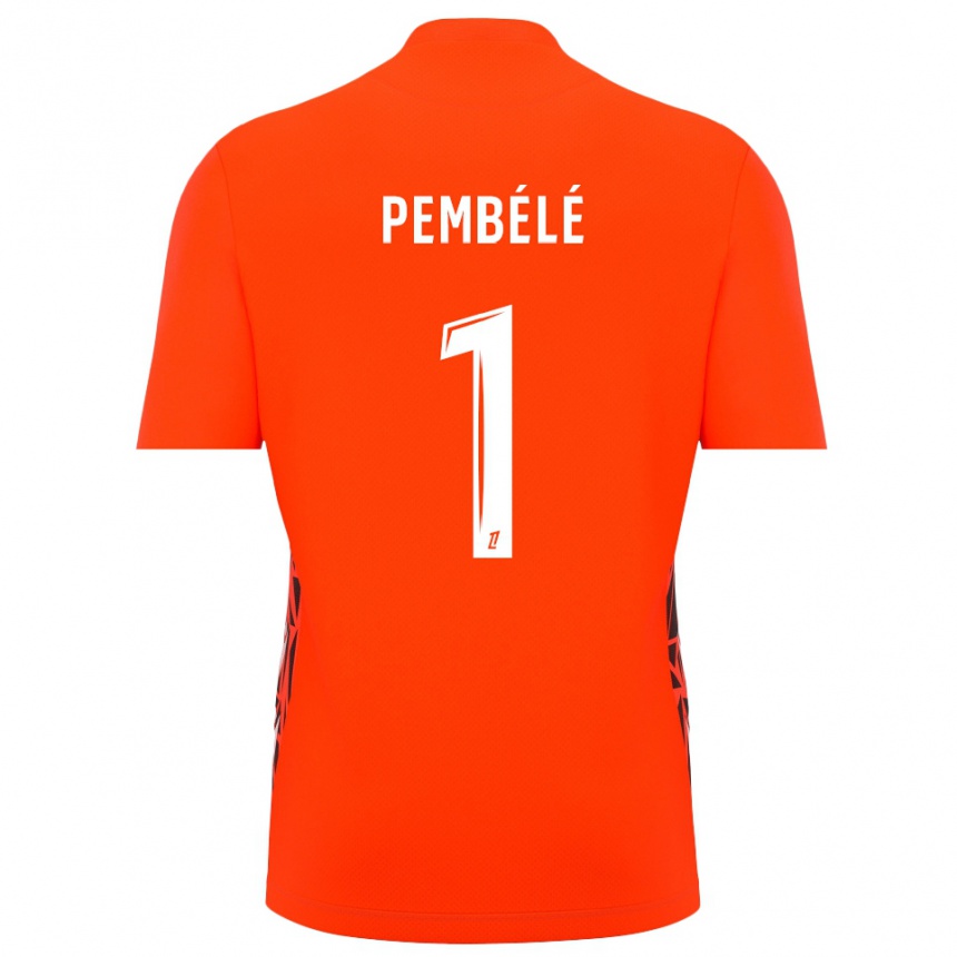 גברים כדורגל Willange Pembélé #1 לבן כתום חולצת שוער 2025/26