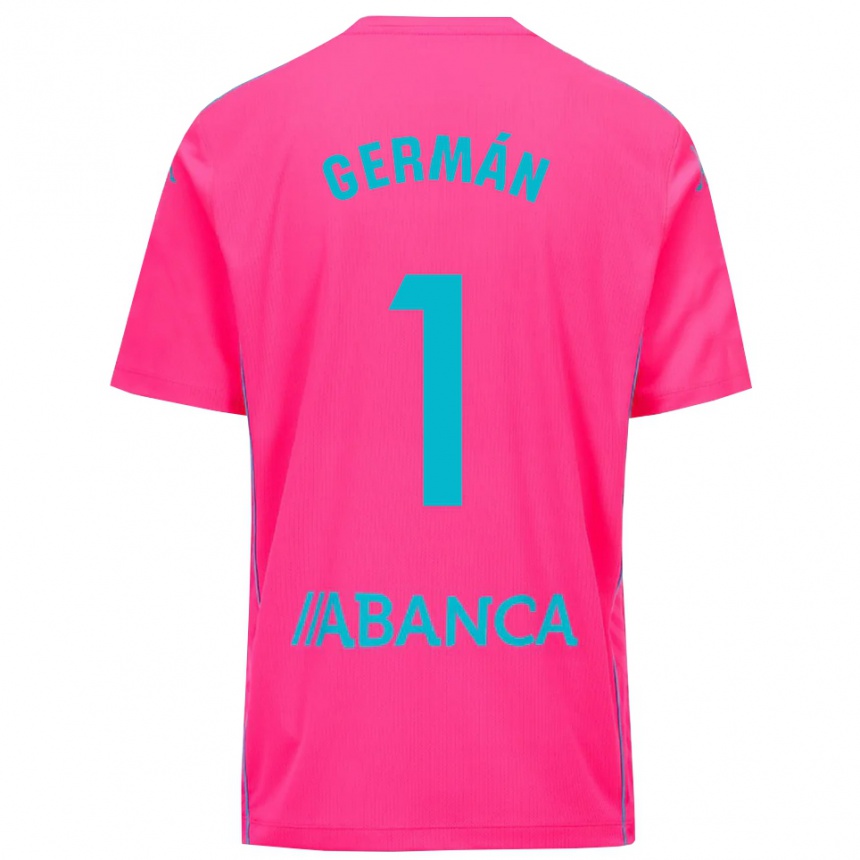 גברים כדורגל חרמן פארניו #1 ורוד עמוק שחור חולצת שוער 2025/26