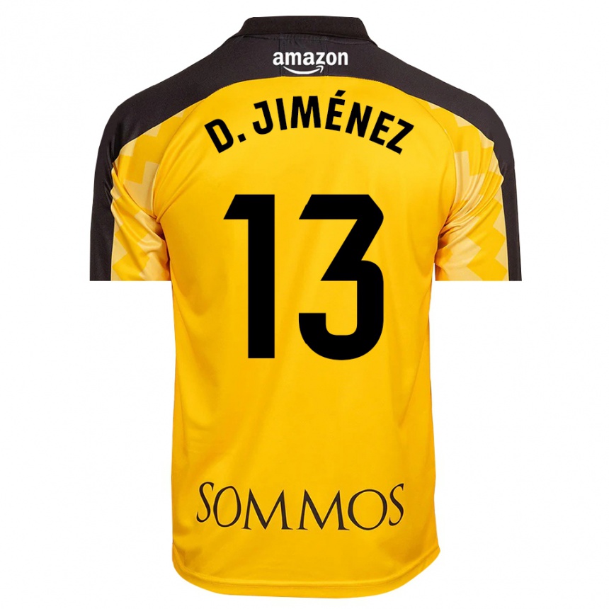 גברים כדורגל דני חימנס #13 צהוב שחור חולצת שוער 2025/26