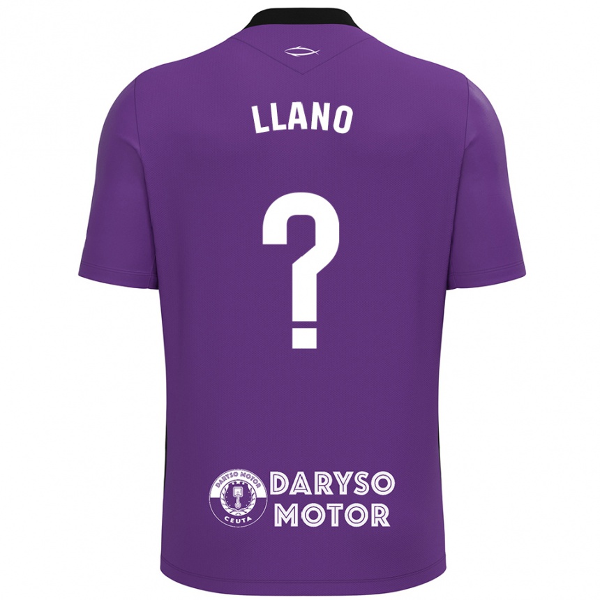 גברים כדורגל Guillermo Llano #0 סגול לבן חולצת שוער 2025/26